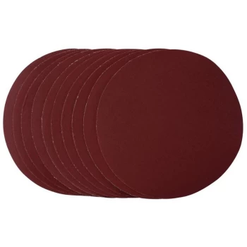 Image of 56371 Sanding Discs, 180mm, Hook & Loop, 320 Grit, (10 Pack) - Draper