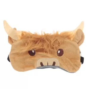 Image of Plush Highland Coo Eye Mask