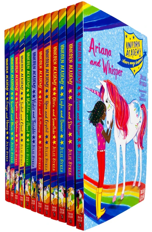 Image of Unicorn Academy: Where Magic Happens 12 Book Collection Julie Sykes For Kids And Fans Julie Sykes Books