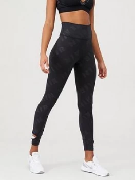 Image of Nike Air Running Legging - Black, Size L, Women