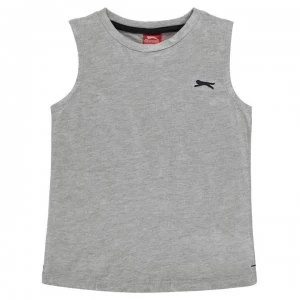 Image of Slazenger Sleeveless T Shirt Infant Boys - Grey Marl