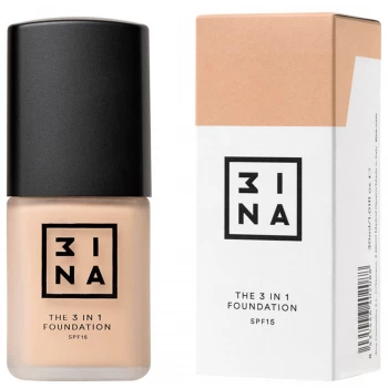 Image of 3INA Makeup 3-In-1 Foundation 30ml (Various Shades) - 201