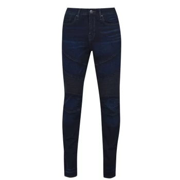 Image of True Religion Rocco Moto Jeans - Blue