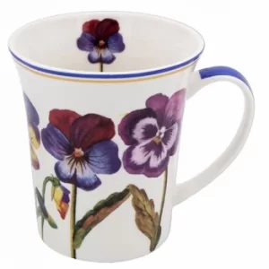Image of pretty floral mug pansy