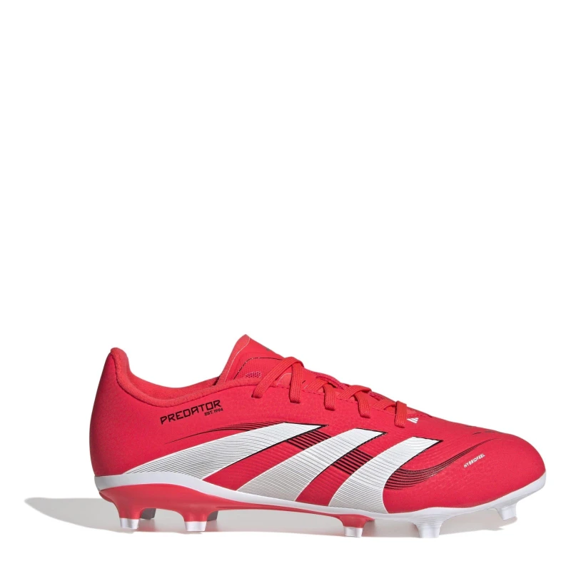 Image of adidas Predator League Juniors Firm Ground Football Boots Red/White male 3 (35.5)