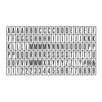 Image of 120pc Letter Booster Pack for A4 Lightbox Pukkr