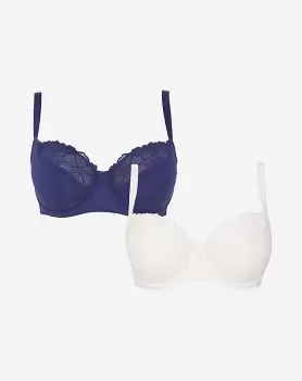 Image of Dorina Curves Kelsea 2Pack Full Cup Bras