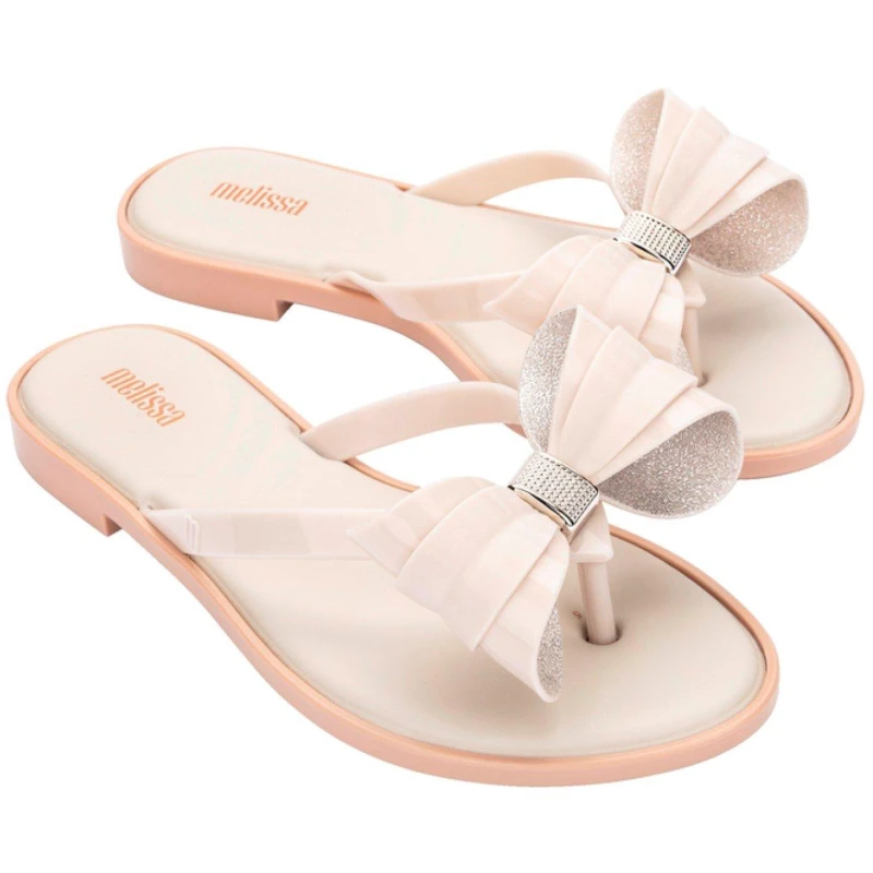 Image of Melissa Womens Bow Ballet Pump Nude female 5 (38)