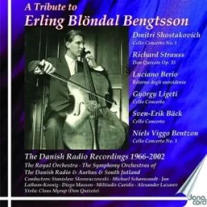 Image of A Tribute to Erling Blondal Bengtsson The Danish Radio Recordings 1966-2002 by Dmitri Shostakovich CD Album