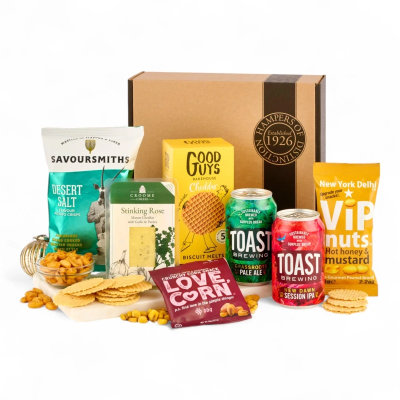 Image of Spicers of Hythe Beer & Cheese Gift Hamper Food and Drink Gifts One Size Multi 39338399000