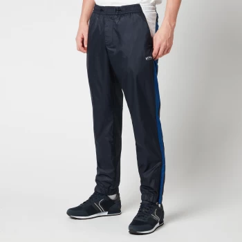 Image of Hugo Boss Athleisure T Brem Tapered Fit Trousers Navy Size 46 S Men