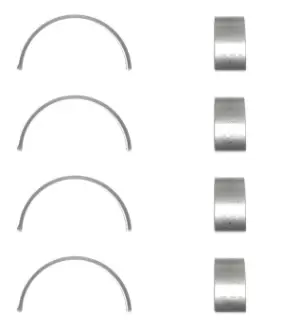 Image of KOLBENSCHMIDT Crankshaft Bearing Set 87418600 MERCEDES-BENZ,PUCH,MULTICAR,190 (W201),C-Klasse Limousine (W202),Stufenheck (W124)