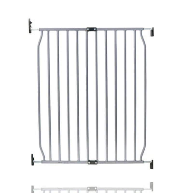 Image of Safetots Eco Screw Fit Baby Gate, Grey, 70Cm - 80Cm, Stair Gate For Toddler And Baby, Screw Fit Safety Barrier