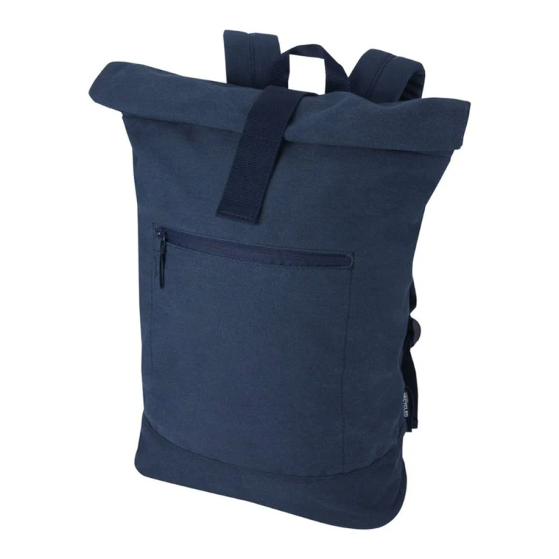 Image of Floso Mens Zaino Canvas 16L Backpack in Navy Navy Male