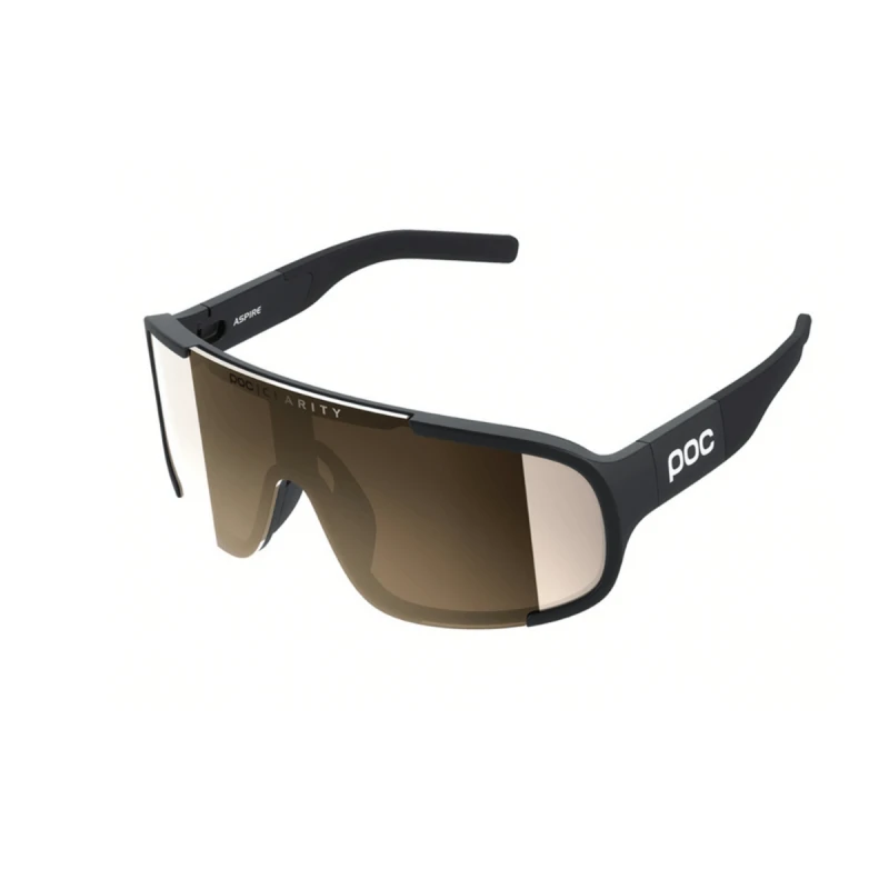 Image of Aspire Performance POC Glasses Black Silver Lens