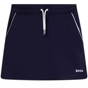 Image of Boss Logo Skirt - Blue