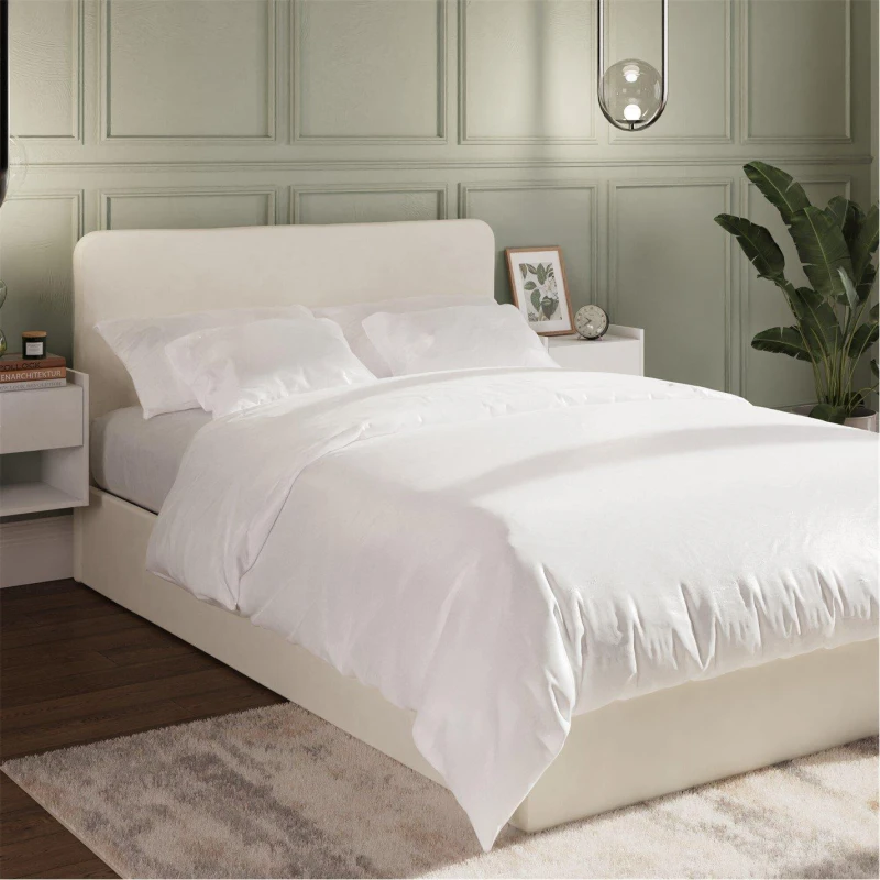 Image of GFW Chiswick Double Ottoman & Pocket Sprung Mattress Natural unisex Double