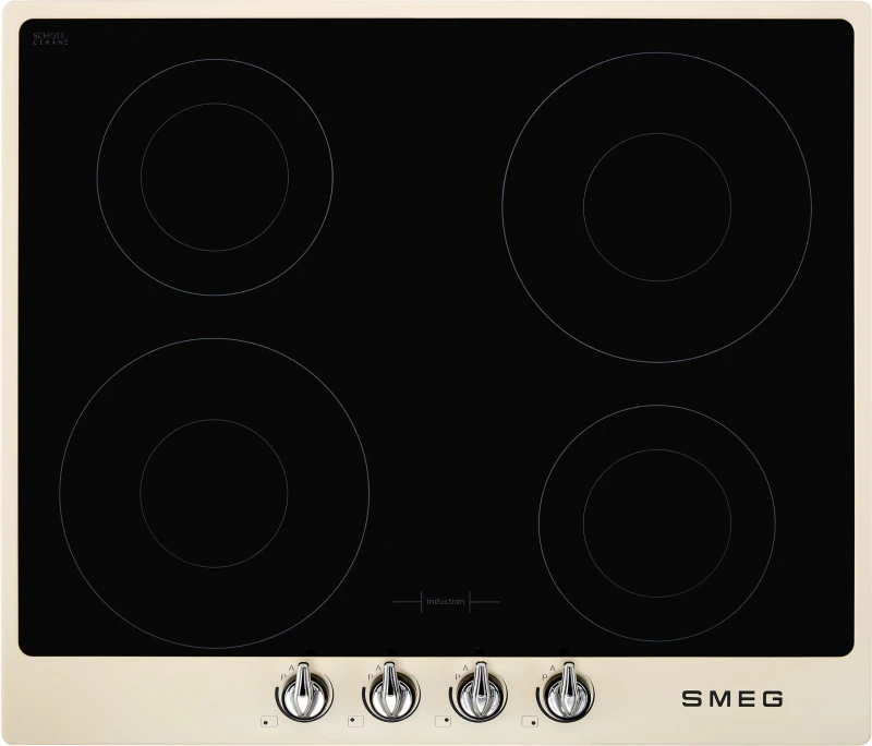 Image of Smeg Victoria SI964PM 60cm Induction Hob - Cream