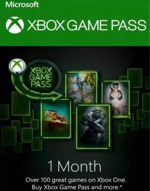 Image of Microsoft Xbox Game Pass 1 Month Subscription Membership