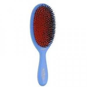 Image of Mason Pearson Boar Bristle and Nylon Medium Junior Brush Blue BN2