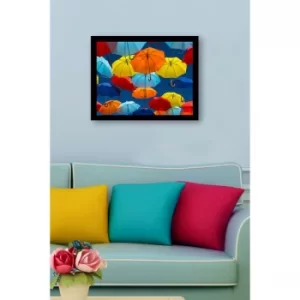 Image of SC0541 Multicolor Decorative Framed MDF Painting
