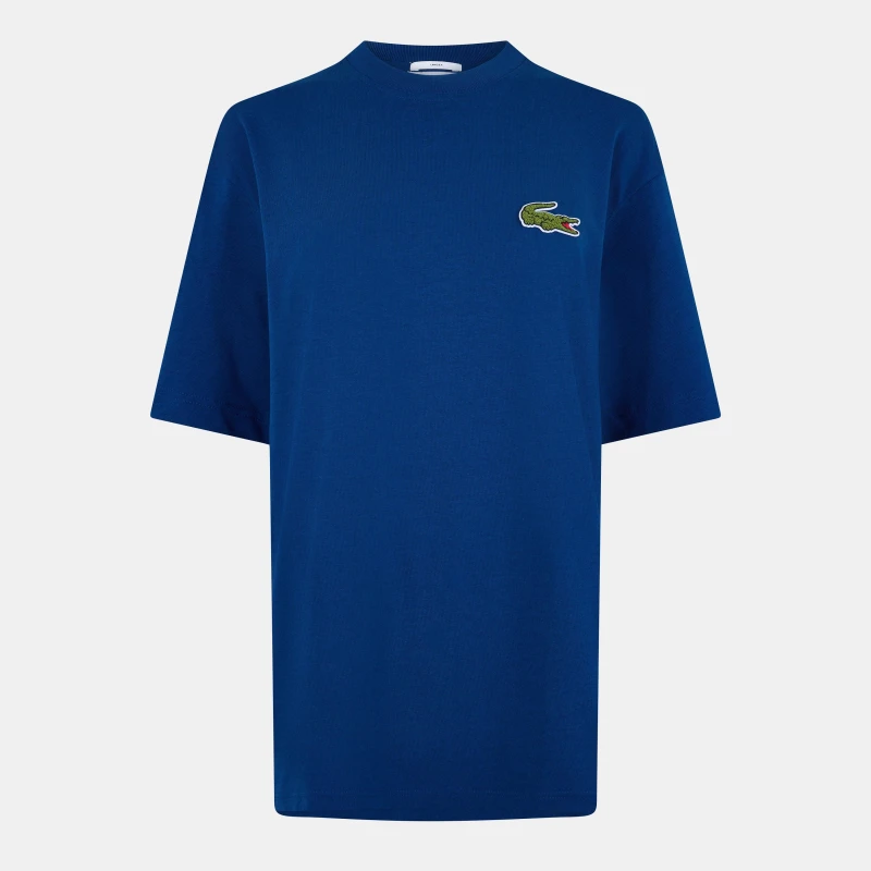 Image of Lacoste Signature Oversized T-Shirt Globe female 6 (34)