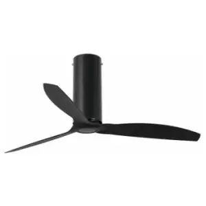 Image of Faro Tube Fan Matt Black Ceiling Fan With dc Motor Smart