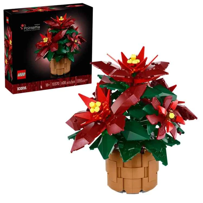 Image of AJ Toys & Books LEGO 10370 Poinsettia