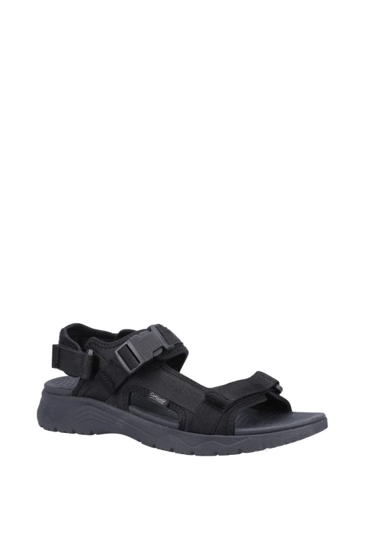 Image of Cotswold Mens Buckland Summer Walking Sandals UK Size 9 (EU 43) Black COT770-BLACK-9