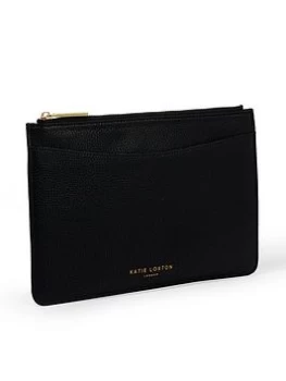 Image of Katie Loxton Cara Curve Clutch Bag - Black