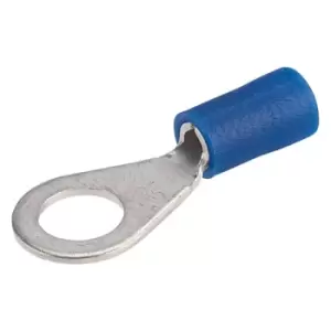 Image of TruConnect Blue 6mm Ring Terminal Pack of 100