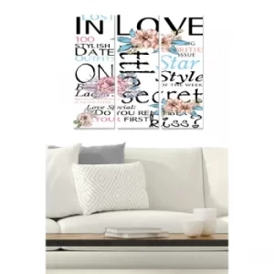 Image of MDF483366601 Multicolor Decorative MDF Painting (3 Pieces)