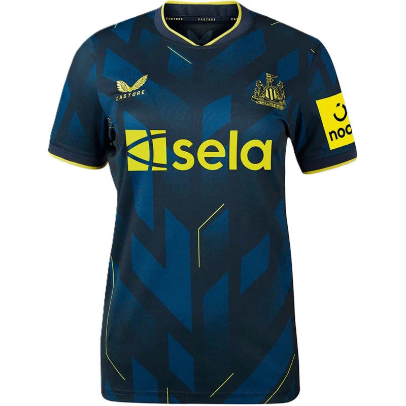 Image of Castore NUFC 3rdShir Carbon/BYllw female 8 (XS)