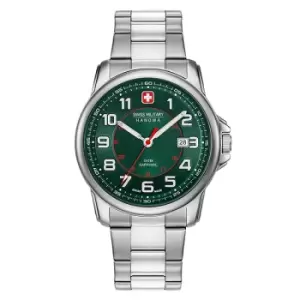 Image of Swiss Military By Hanowa Gents Swiss Made Swiss Grenadier Watch with Stainless Steel Bracelet