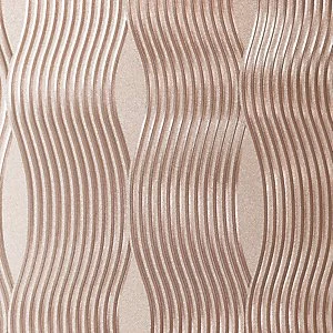 Image of Arthouse Wave Rose Gold Foil Wallpaper 10.05m x 53cm