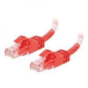 Image of C2G 1m Cat6 550 MHz Snagless Patch Cable - Red