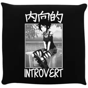 Image of Tokyo Spirit Introvert Filled Cushion (One Size) (Black/White) - Black/White