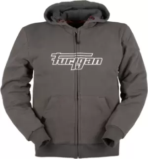 Image of Furygan Luxio Evo Motorcycle Zip Hoodie, grey Size M grey, Size M