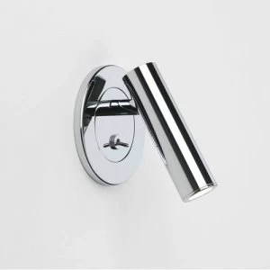 Image of LED 1 Light Indoor Recessed Wall Light Polished Chrome