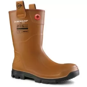 Image of Purofort RigPRO Full Safety Fur lining Wellington Brown/Black - 7 - Dunlop