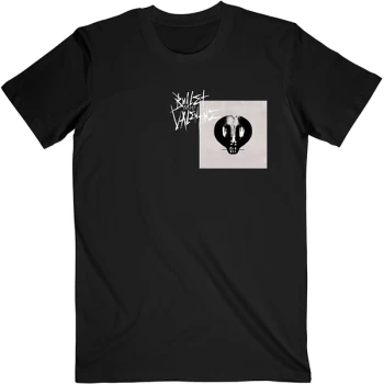 Image of Bullet For My Valentine - Album Cropped & Logo Unisex Medium T-Shirt - Black