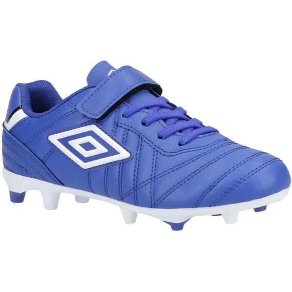 Image of Umbro Boys Speciali Liga Firm Grnd Jnr Rugby Football Boots UK Size 1 (EU 33) Royal Blue UMB006-RYBlue-1