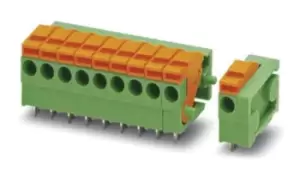 Image of Phoenix Contact Front 2,5-V/sa 5/ 8 Terminal Block, Wire To Brd, 8Pos, 14Awg