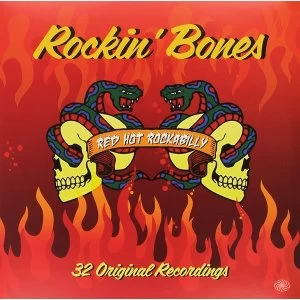 Image of Various - Rockin' Bones - Red Hot Rockabilly Vinyl