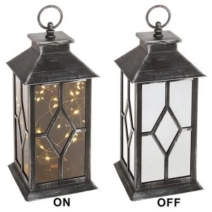 Image of Eternal Firefly Lantern Black & Silver