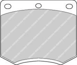 Image of Ferodo FDB167 Brake Pad Set Front Axle Premier Car