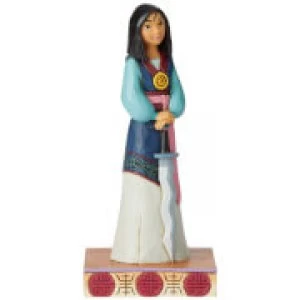 Image of Disney Traditions Winsome Warrior (Mulan Princess Passion Figurine) 18.0cm
