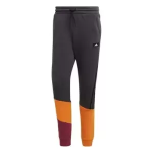 Image of adidas Fleece Colorblock Joggers - Black