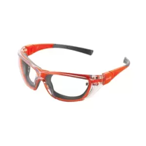Image of Scruffs T52175 Falcon Safety Glasses Orange