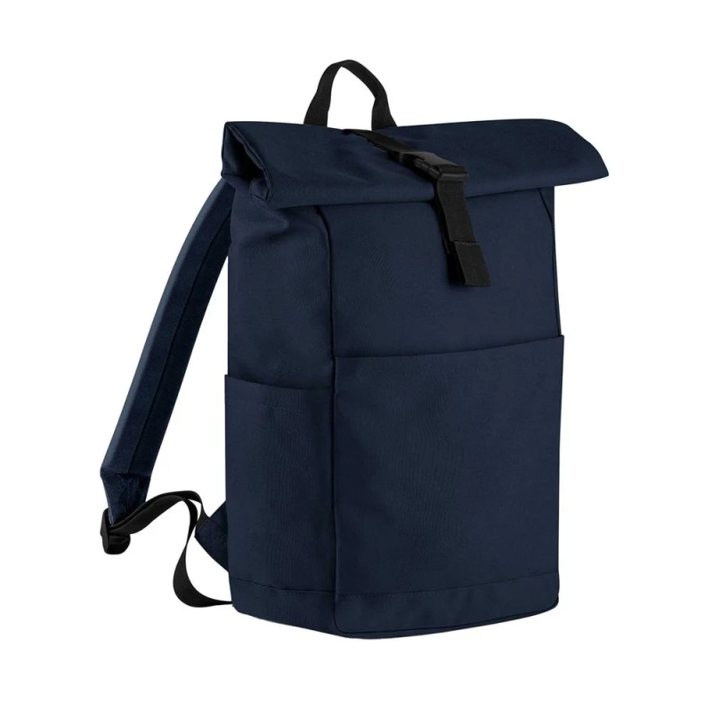 Image of Bagbase Mens Premium Roll Top Backpack in Navy Navy Male